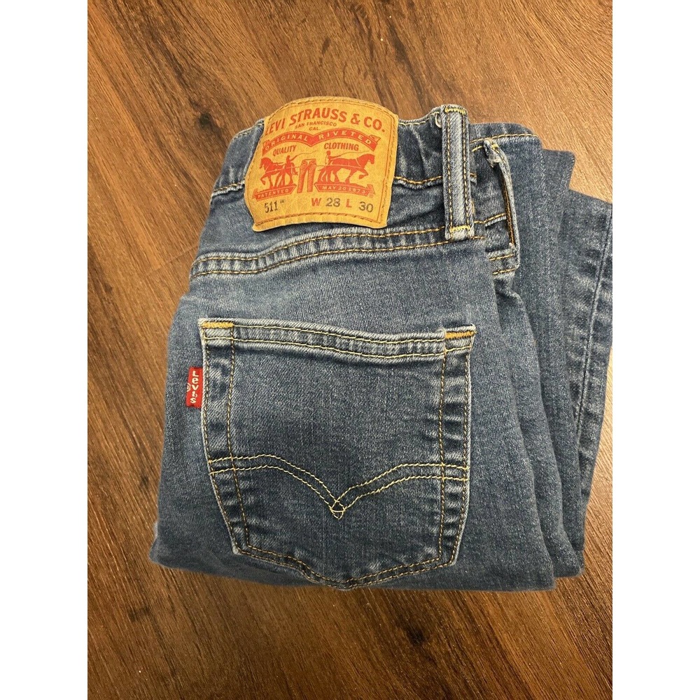 Women’s LEVI STRAUS 511 STRAIGHT LEG JEANS 28x30